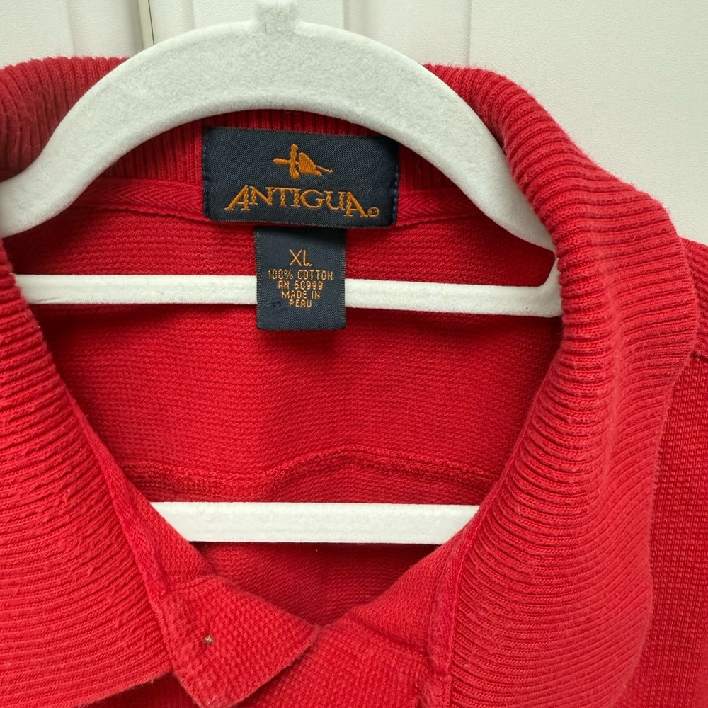 NC State Wolfpack Antigua Men's Red Polo Shirt - Picture 5 of 5